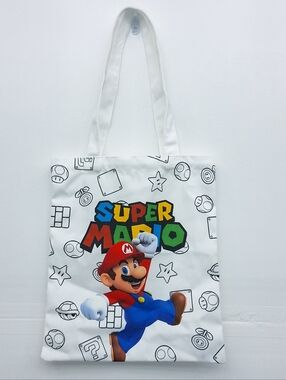 Super Mario Canvas Tote Bag , NEW